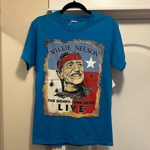 Y2K Willie Nelson Graphic T-Shirt